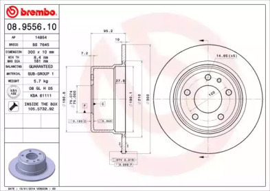 Тормозной диск (BRECO: BS 7645)