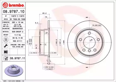 Тормозной диск (BRECO: BS 7669)