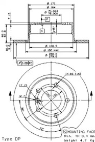 Тормозной диск (BRECO: BS 7659)