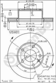 Тормозной диск (BRECO: BS 7846)