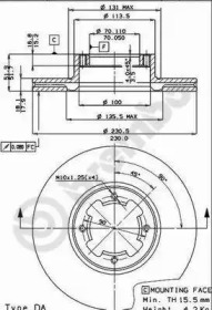 Тормозной диск (BRECO: BS 7914)