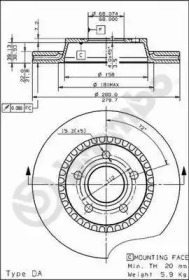 Тормозной диск (BRECO: BS 7920)