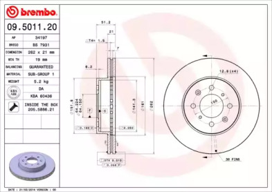 Тормозной диск (BRECO: BS 7931)