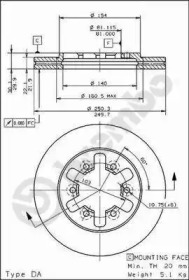 Тормозной диск (BRECO: BS 7932)