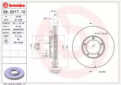 Тормозной диск (BRECO: BS 7940)