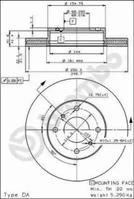 Тормозной диск (BRECO: BS 7936)