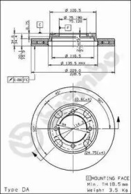 Тормозной диск (BRECO: BS 7983)