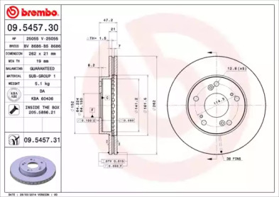 Тормозной диск (BRECO: BS 8686)