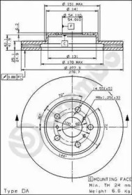 Тормозной диск (BRECO: BS 8065)