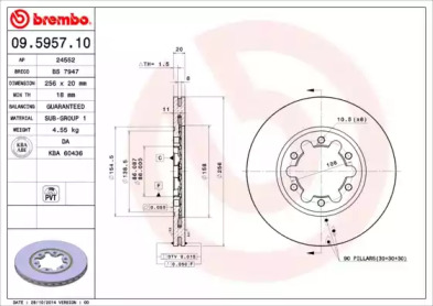 Тормозной диск (BRECO: BS 7947)