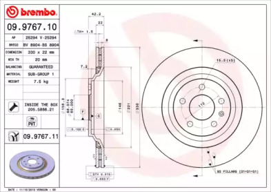 Тормозной диск (BRECO: BV 8904)