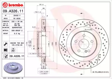 Тормозной диск (BRECO: BV 9035)