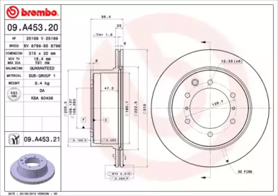 Тормозной диск (BRECO: BS 8799)