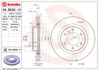 Тормозной диск (BRECO: BS 8985)