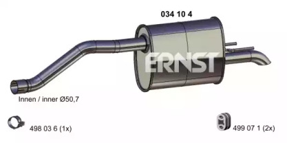 Амортизатор (ERNST: 034104)