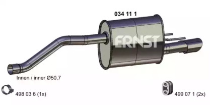 Амортизатор (ERNST: 034111)