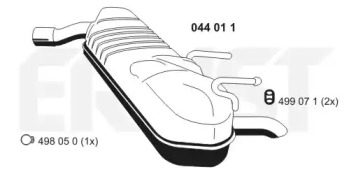 Амортизатор (ERNST: 044011)