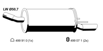 Амортизатор (ERNST: 055024)