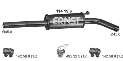 Амортизатор (ERNST: 114196)