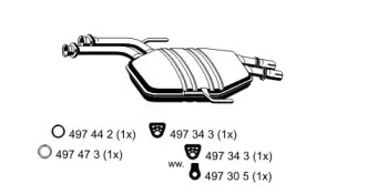 Амортизатор (ERNST: 375030)