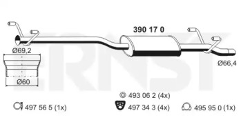 Амортизатор (ERNST: 390170)