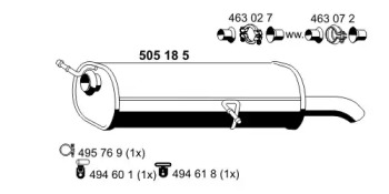 Амортизатор (ERNST: 505185)