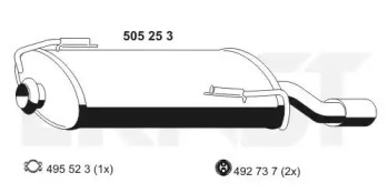 Амортизатор (ERNST: 505253)