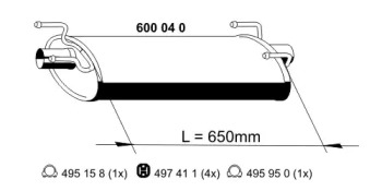 Амортизатор (ERNST: 600040)