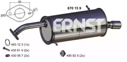 Амортизатор (ERNST: 670159)