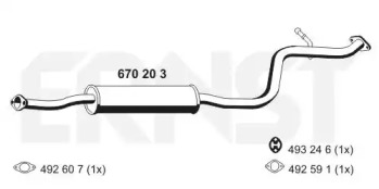 Амортизатор (ERNST: 670203)