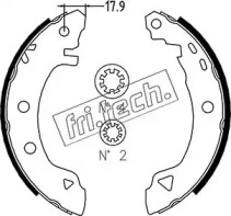 Комлект тормозных накладок (fri.tech.: 1004.007)