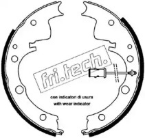 Комлект тормозных накладок (fri.tech.: 1034.088)