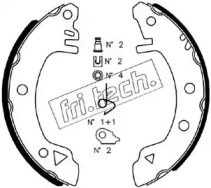 Комлект тормозных накладок (fri.tech.: 1040.123K)