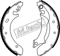Комлект тормозных накладок (fri.tech.: 1040.138)