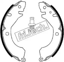 Комлект тормозных накладок (fri.tech.: 1064.157)