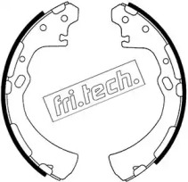 Комлект тормозных накладок (fri.tech.: 1067.175)