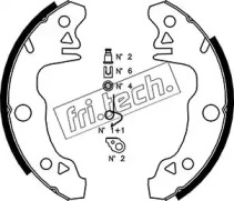 Комлект тормозных накладок (fri.tech.: 1088.205K)