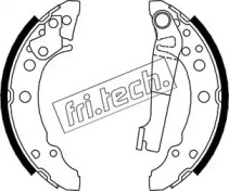 Комлект тормозных накладок (fri.tech.: 1124.280)