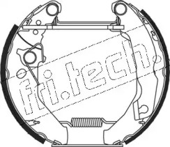 Комлект тормозных накладок (fri.tech.: 15066)