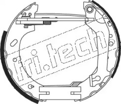 Комлект тормозных накладок (fri.tech.: 15271)