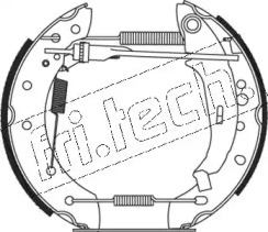 Комлект тормозных накладок (fri.tech.: 15277)