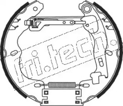 Комлект тормозных накладок (fri.tech.: 15334)