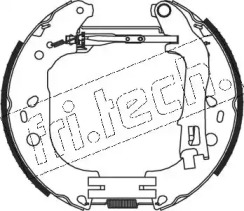 Комлект тормозных накладок (fri.tech.: 15387)