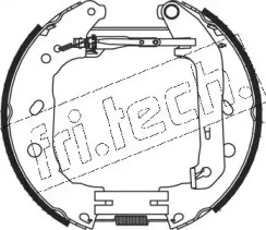 Комлект тормозных накладок (fri.tech.: 15393)