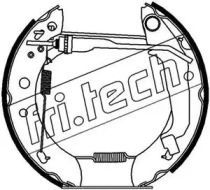 Комлект тормозных накладок (fri.tech.: 16212)