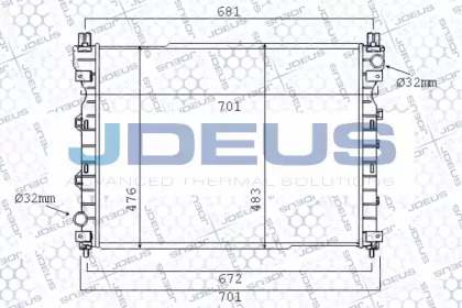 Теплообменник (JDEUS: 002M18)