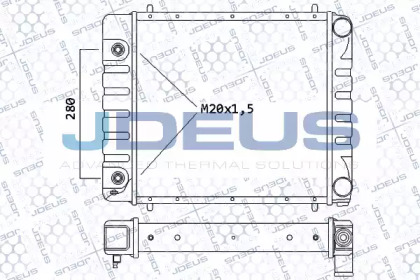 Теплообменник (JDEUS: 002M24)