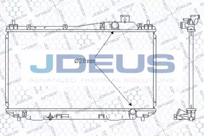 Теплообменник (JDEUS: 013M24)