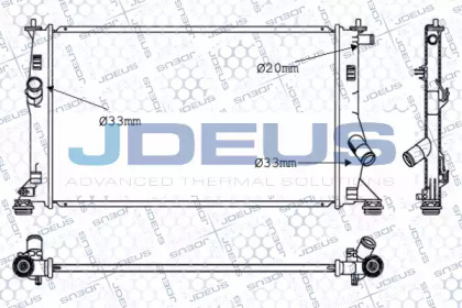 Теплообменник (JDEUS: 016M38)