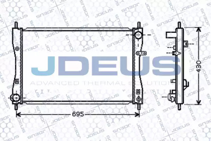 Теплообменник (JDEUS: 018M39)